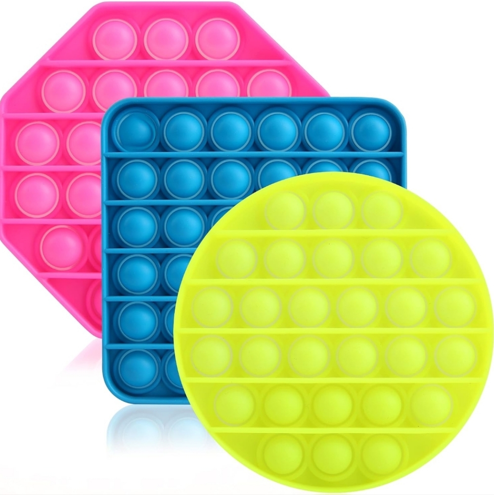 BUY 2 GET 1 FREE! 3 pack - pop it fidgets *see description*